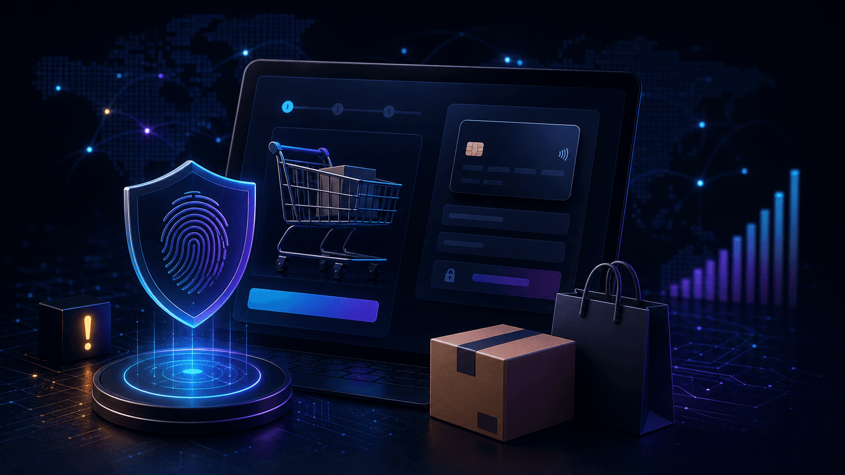 E-commerce checkout protected by session risk analysis