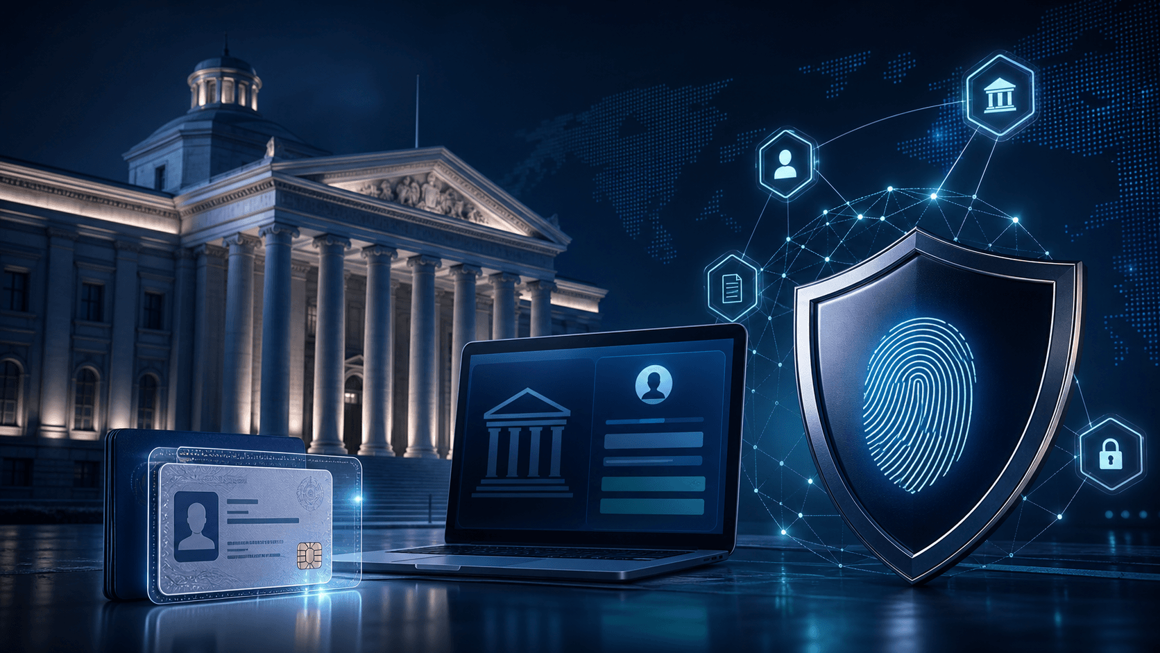 Government digital service protected by remote session verification